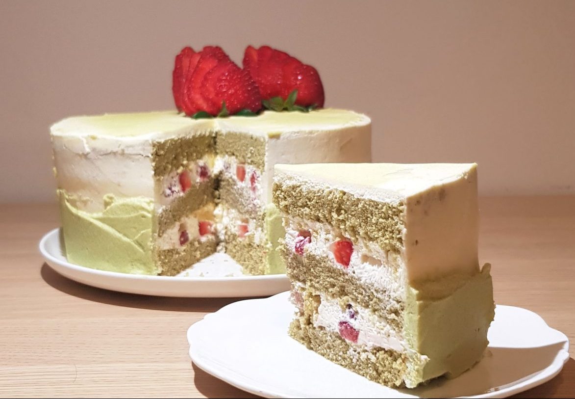 green tea cake1